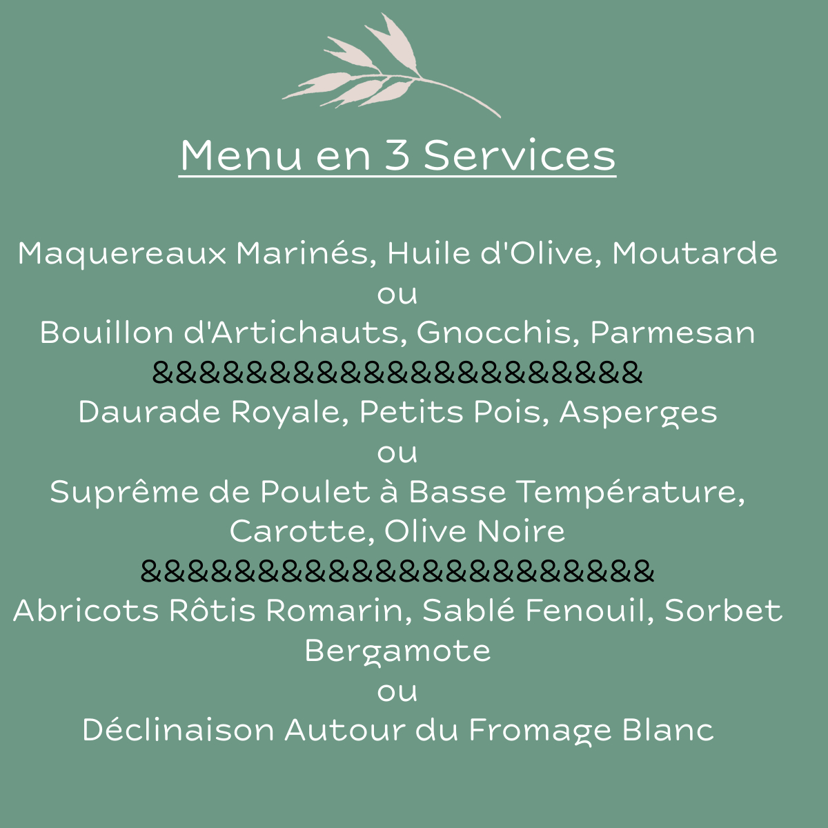 2 et 3 Services, Juillet 2025
