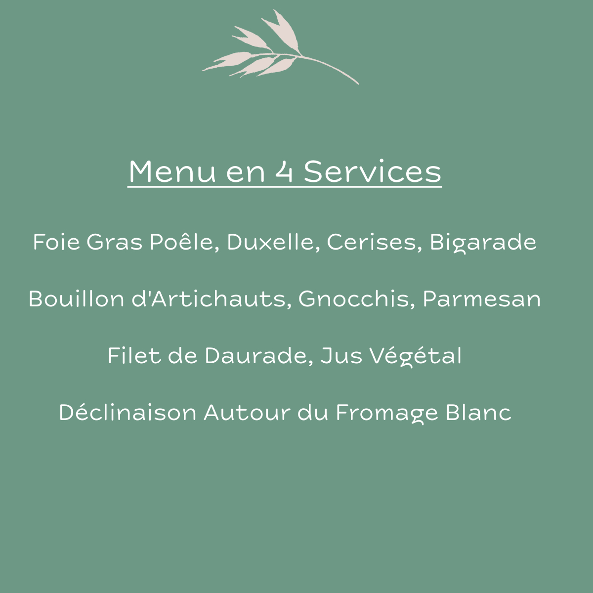 4 Services, Juillet 2025