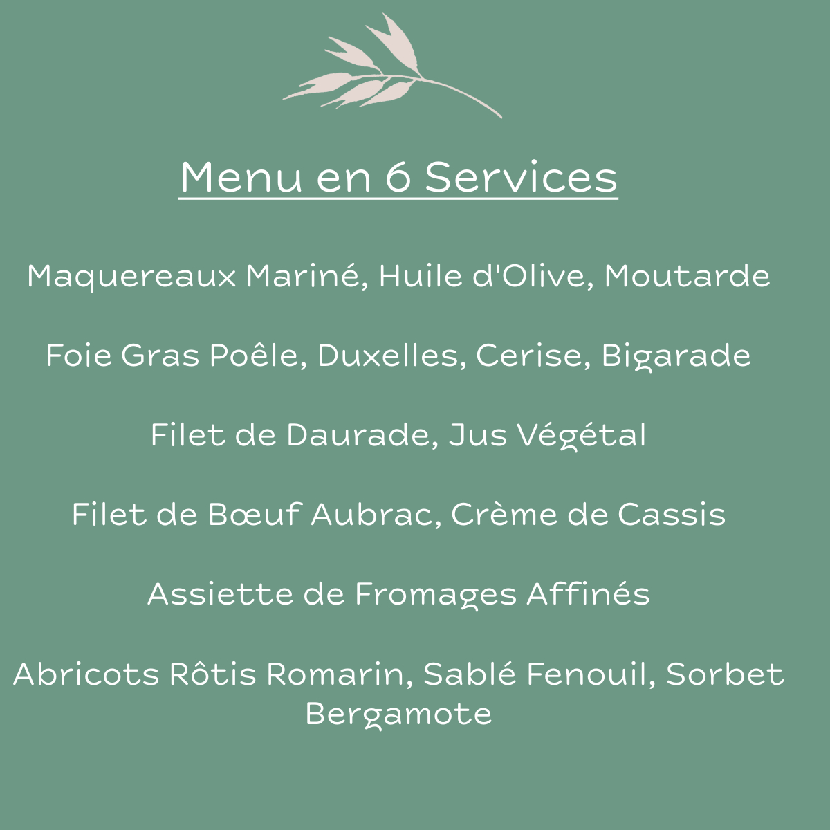 6 Services, Juillet 2025